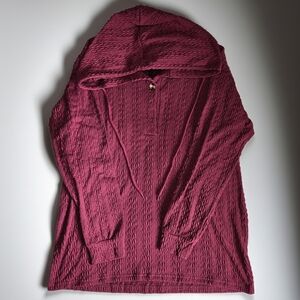 Burgundy Knit Sweater